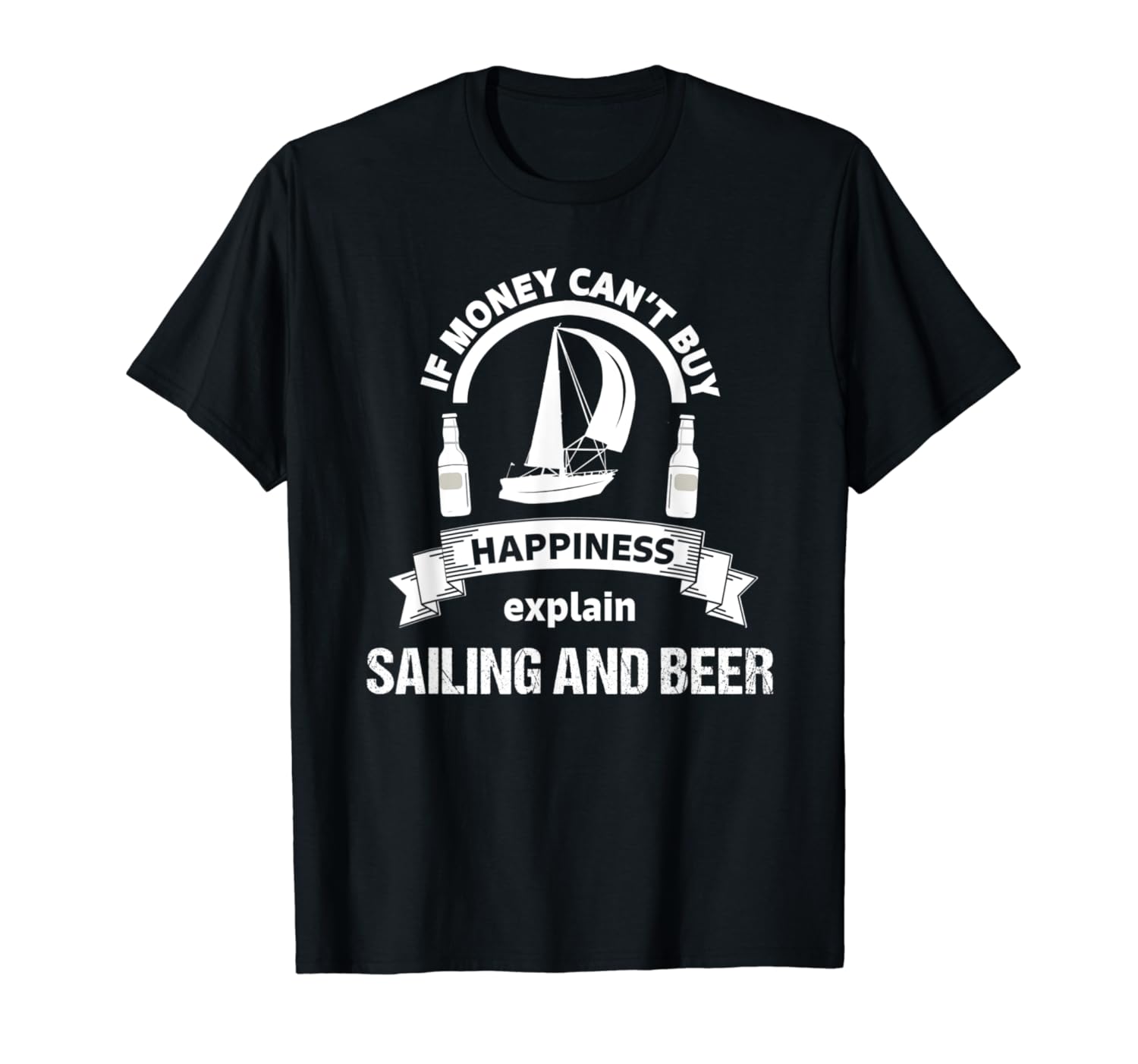 Funny Sailing Lovers Tshirt Adult Humor Beer Novelty